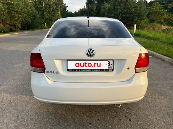 2013 Volkswagen Polo V, белый - вид 5