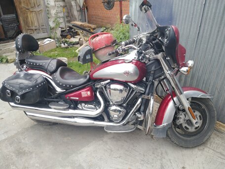 2008 Kawasaki VN2000 Vulcan, красный, 900000 рублей, вид 1