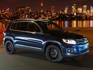 2011 Volkswagen Tiguan I Рестайлинг, синий, 1500000 рублей, вид 3