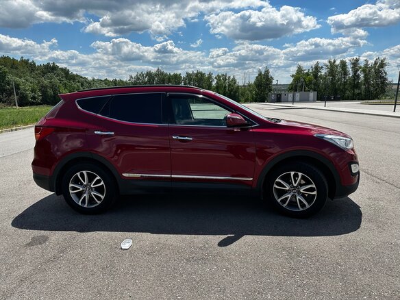 2013 Hyundai Santa Fe III, красный, 2150000 рублей - вид 5