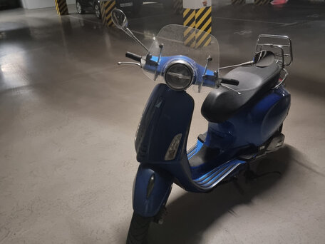 2021 Vespa Primavera, синий, 500000 рублей, вид 3