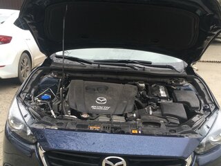 2017 Mazda 3 III (BM) Рестайлинг, синий, 1690000 рублей, вид 3