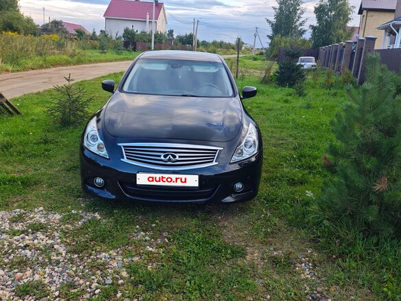 2013 Infiniti G G25 IV, чёрный - вид 2