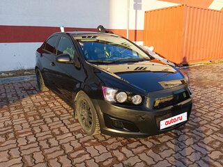 2012 Chevrolet Aveo II, чёрный, 850000 рублей, вид 1