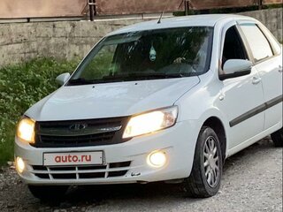 2015 Lada (ВАЗ) Granta I, белый, 530000 рублей, вид 1