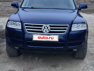 2004 Volkswagen Touareg I, синий, 1050000 рублей, вид 2