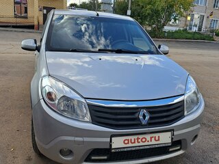 2012 Renault Sandero I, серебристый, 750000 рублей, вид 2