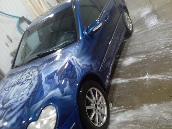 2002 Mercedes-Benz C-Класс 180 II (W203), синий, 550000 рублей - вид 17