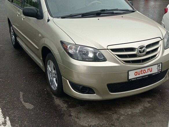 2005 Mazda MPV II (LW) Рестайлинг, золотистый, 600000 рублей - вид 2