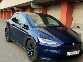2022 Tesla Model X Long Range I Рестайлинг, синий, 4100000 рублей, вид 2