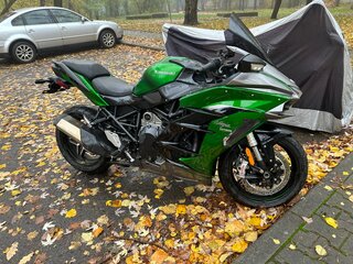 2020 Kawasaki Ninja H2 SX, зелёный, 1200000 рублей, вид 3