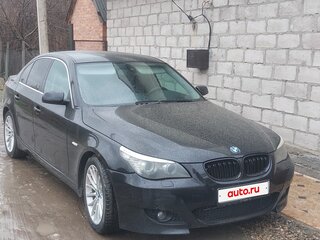 2008 BMW 5 серии 525i V (E60/E61) Рестайлинг, чёрный, 1200000 рублей, вид 1