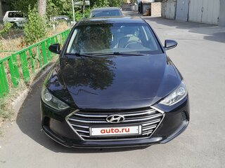2017 Hyundai Elantra VI (AD), чёрный, 1000000 рублей, вид 1