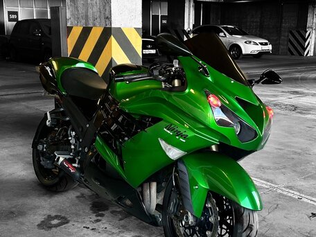 2006 Kawasaki ZX-14R, зелёный, 650000 рублей, вид 1
