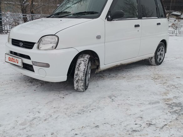 2005 Subaru Pleo I Рестайлинг 3, белый, 370000 рублей