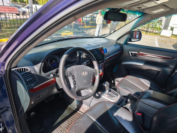 2008 Hyundai Santa Fe II, синий, 1250000 рублей - вид 18