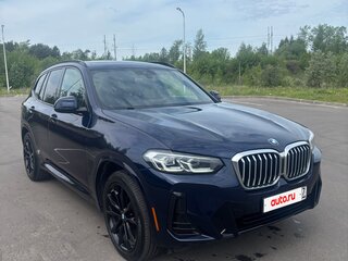 2022 BMW X3 30i xDrive III (G01) Рестайлинг, синий, 4890000 рублей, вид 3