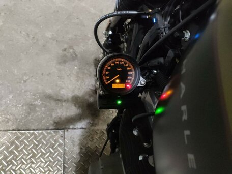 2008 Harley-Davidson Sportster 1200, зелёный, 747000 рублей, вид 5