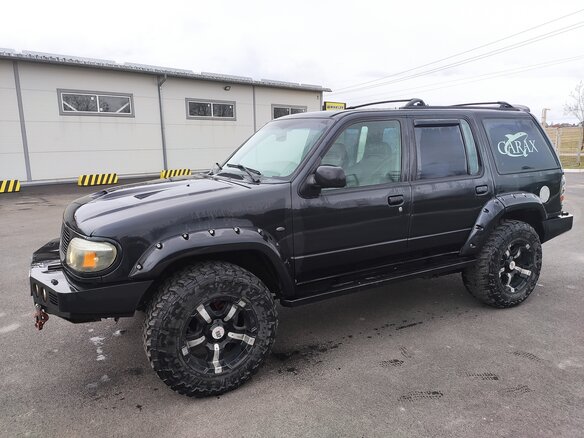 1998 Ford Explorer II, зелёный - вид 6