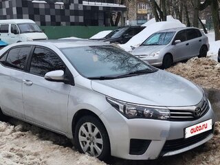 2015 Toyota Corolla XI (E160, E170, E180), серебристый, 1100000 рублей, вид 4