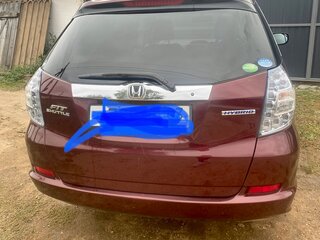 2013 Honda Fit Shuttle I Рестайлинг, красный, 1250000 рублей, вид 3