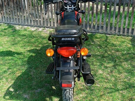 2022 Bajaj Boxer BM 150X, чёрный, 105000 рублей, вид 4