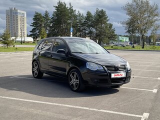 2008 Volkswagen Polo IV Рестайлинг, чёрный, 530000 рублей, вид 3
