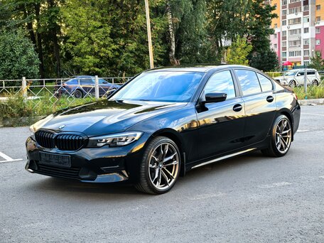 2019 BMW 3 серии 320d xDrive VII (G2x), чёрный, 3350000 рублей, вид 3