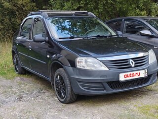 2011 Renault Logan I Рестайлинг, чёрный, 500000 рублей, вид 2