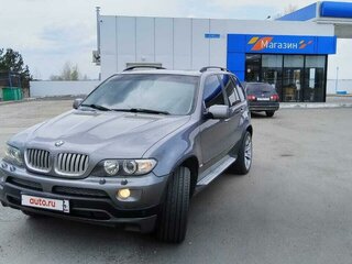 2004 BMW X5 3.0i I (E53) Рестайлинг, серый, 1800000 рублей, вид 1