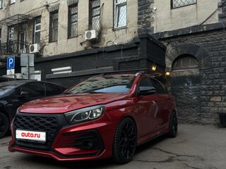 2018 Lada (ВАЗ) Vesta SW I, красный, 700000 рублей, вид 3