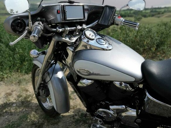 2001 Honda Shadow 750, серебристый, 600000 рублей - вид 8