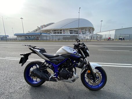 2015 Yamaha MT-03, синий, 449999 рублей, вид 2