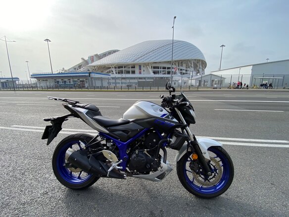 2015 Yamaha MT-03, синий, 449999 рублей - вид 1