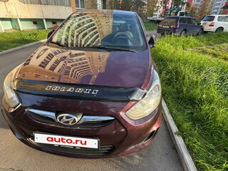 2014 Hyundai Solaris I, фиолетовый, 795000 рублей, вид 2