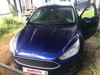 2017 Ford Focus III Рестайлинг, синий, 1140000 рублей, вид 1