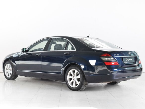 2007 Mercedes-Benz S-Класс 550 Long V (W221), синий - вид 1