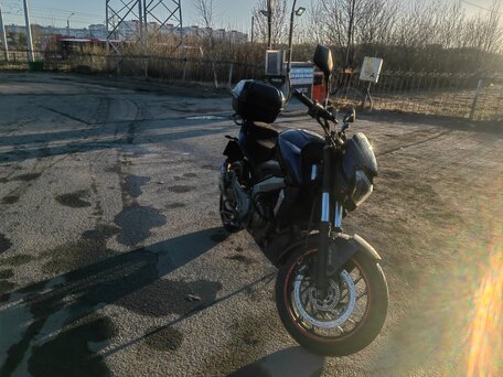 2017 Bajaj Dominar 400, синий, 310000 рублей, вид 3
