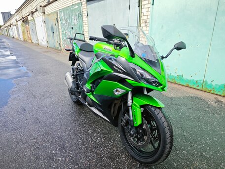 2017 Kawasaki Ninja 1000 SX, зелёный, 859000 рублей, вид 5