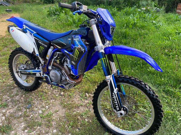 2005 Yamaha WR450F, синий, 350000 рублей - вид 2