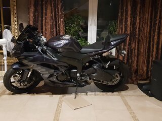 2009 Kawasaki ZX-6 Ninja, синий, 630000 рублей, вид 1