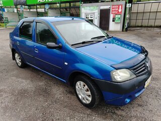 2008 Renault Logan I, синий, 130000 рублей, вид 3