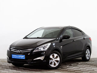 2014 Hyundai Solaris I Рестайлинг, чёрный, 799000 рублей, вид 3