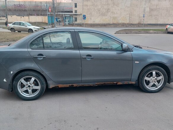 2007 Mitsubishi Lancer X, серый, 260000 рублей - вид 7