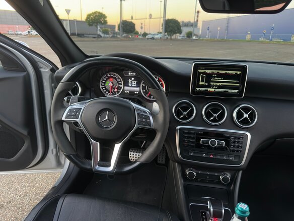 2014 Mercedes-Benz A-Класс AMG 45 AMG I (W176), серебристый, 1900000 рублей - вид 18