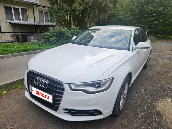 2012 Audi A6 IV (C7), белый, 1570000 рублей - вид 2