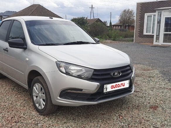 2020 Lada (ВАЗ) Granta I Рестайлинг, серый, 750000 рублей - вид 6