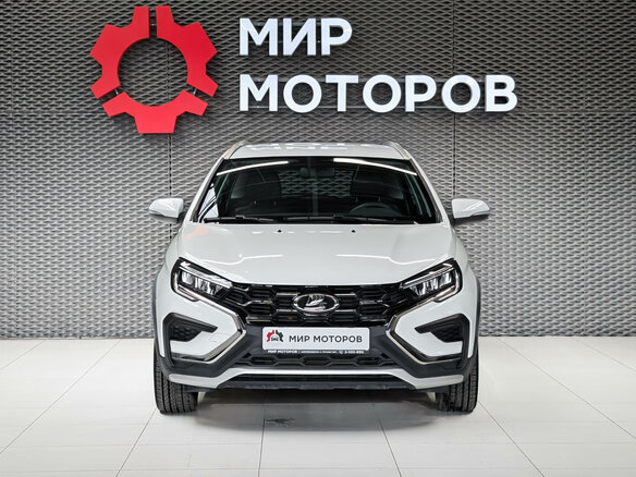 2024 Lada (ВАЗ) Vesta SW Cross I Рестайлинг (NG), белый - вид 1