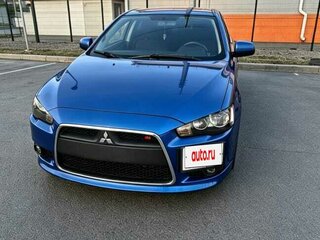 2011 Mitsubishi Lancer X Рестайлинг, синий, 869000 рублей, вид 1