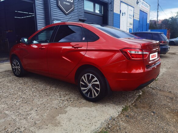 2016 Lada (ВАЗ) Vesta I, красный, 869000 рублей - вид 14